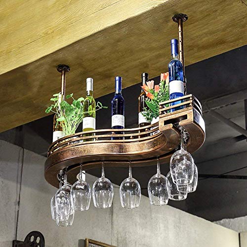 HLRTBCN Weinregal Home Red Holder Weinglas Rack Restaurant Bars Typ Federflaschen Halter Goblet Display Shees, 60 cm SafeHappy Aqiong von HLRTBCN