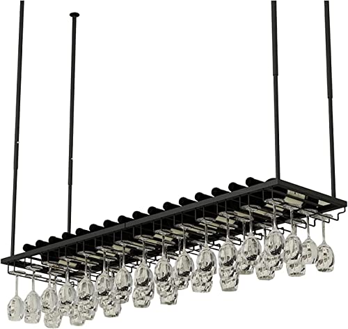 HLRTBCN Wine Rack Hanging Red Wine Cuphalter, Decke verkehrther Aqiong von HLRTBCN