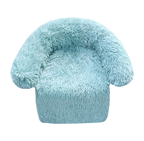 Katzenhundbett Haustier Bett Zwinger Haustierbett Haustiermatten Sofa Hundebett verdickte weiche Paddecke Kissen Hauswaschableie Warmes Katzenbettmatten -Hundebett -Sofa (Blau: Blau, Größe: 50 * 70 von HLRTBCN