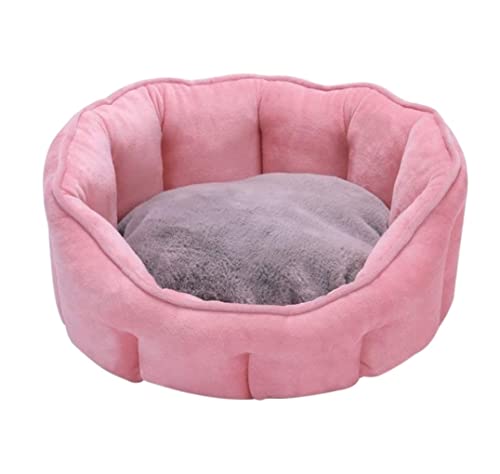 Katzenhundbett Haustier Bett Zwinger Hunde Bettwäsche Haustierbett Hunde Katze Weiche Welpe Sofa Donut Nest Bettkissen rund warmes Kuschler Zwinger Hundebett Welpe Sofa (blau: Roze, Größe: 46 * 46 * Katzenhundbett Haustier Bett Zwinger Hunde Bettwäsche Haustierbett Hunde Katze Weiche Welpe Sofa Donut Nest Bettkissen rund warmes Kuschler Zwinger Hundebett Welpe Sofa (blau: Roze, Größe: 46 * 46 * von HLRTBCN