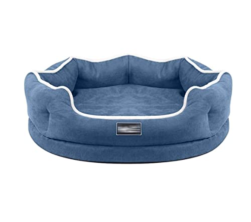 Katzenhundbett Haustier Bett Zwinger Katzenbetthundbett Haustierbett Welpe Sofa reversibler Kissen Hundekorb Maschine Waschbare Hund Matratze weiche Hundebett Welpe Sofa (blau: blau, Größe: 55 * 45 * Katzenhundbett Haustier Bett Zwinger Katzenbetthundbett Haustierbett Welpe Sofa reversibler Kissen Hundekorb Maschine Waschbare Hund Matratze weiche Hundebett Welpe Sofa (blau: blau, Größe: 55 * 45 * von HLRTBCN