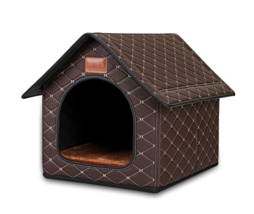 Katzenhundbett Haustierbett Zwinger Große Haustierbett Hunde Katze Haus Höhle Bequeme Zwinger Matte für Haustier Welpe Winter Sommerfaltbares Haustier Nest Supply Hundebett -Sofa (blau: braun, Größe: Katzenhundbett Haustierbett Zwinger Große Haustierbett Hunde Katze Haus Höhle Bequeme Zwinger Matte für Haustier Welpe Winter Sommerfaltbares Haustier Nest Supply Hundebett -Sofa (blau: braun, Größe: von HLRTBCN