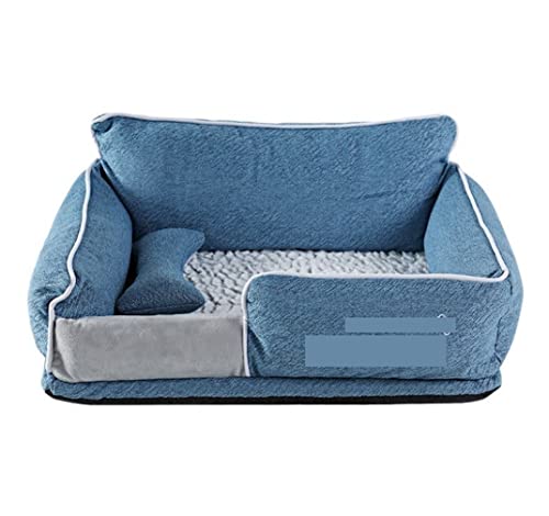 Katzenhundbett Haustierbett Zwinger Haustier Bett Hunde Betten warm warm schlafende Baumwolle Welpenbett waschbare abnehmbare Oxford -Stoff Zwinger Katze Nest Boden wasserdichtes Hundebett Welpe Sofa von HLRTBCN