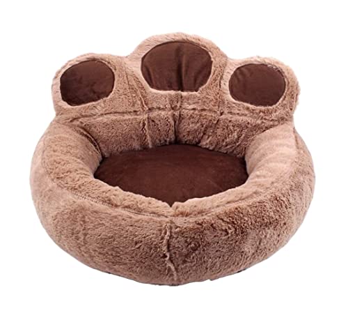 Katzenhundbett Haustierbett Zwinger abnehmbar und waschbarer Rückenlehne, Hundezwinger Katze Kennel Haustier Vorräte, Herbst und Winter warmes Bärenpfote Haustier Hundepolster Hundebett Welpe Sofa Katzenhundbett Haustierbett Zwinger abnehmbar und waschbarer Rückenlehne, Hundezwinger Katze Kennel Haustier Vorräte, Herbst und Winter warmes Bärenpfote Haustier Hundepolster Hundebett Welpe Sofa von HLRTBCN