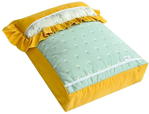 Katzenhundbett Haustierbett Zwinger atmungsaktiven Haustierbett Prinzessin Hund Nest Katze Nest abnehmbar und waschbarer Vier Jahreszeiten Universal Nest Pad Haustier Vorschub Hundebett Welpe Sofa von HLRTBCN
