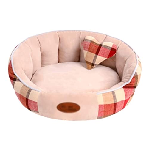 Katzenhundbett Haustierbett Zwinger tragbares Haustier Haus Haustierbett weiche Hundebett Katzenhaus waschbar mit abnehmbarem Kissen wasserdichtes Haustier Nest Hundebetten Katzenbett -Hundebett von HLRTBCN