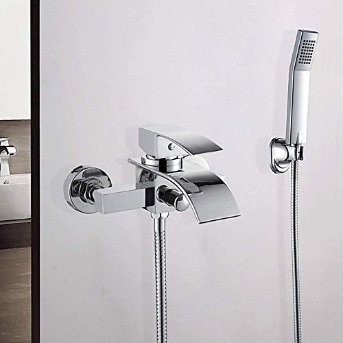Moderne Chrom-Wand-montierte Keramikventil Duschhahn Wasserhahn All-Copper-Quadrat und kaltes Wasser Mischwasser Dreifach Dusch Set Quadratische Badezimmer feste Duschköpfen Aqiong Moderne Chrom-Wand-montierte Keramikventil Duschhahn Wasserhahn All-Copper-Quadrat und kaltes Wasser Mischwasser Dreifach Dusch Set Quadratische Badezimmer feste Duschköpfen Aqiong von HLRTBCN