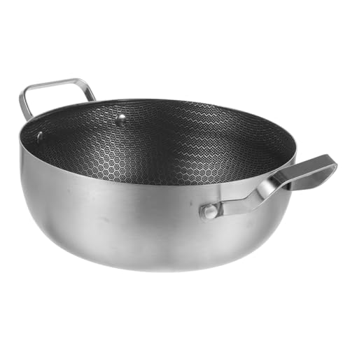 Nicht-Stick-Bratpfanne Deckel Double Ear Pot Mehrzweckkochpfanne Edelstahl leicht zu reinigen Aqiong Nicht-Stick-Bratpfanne Deckel Double Ear Pot Mehrzweckkochpfanne Edelstahl leicht zu reinigen Aqiong von HLRTBCN