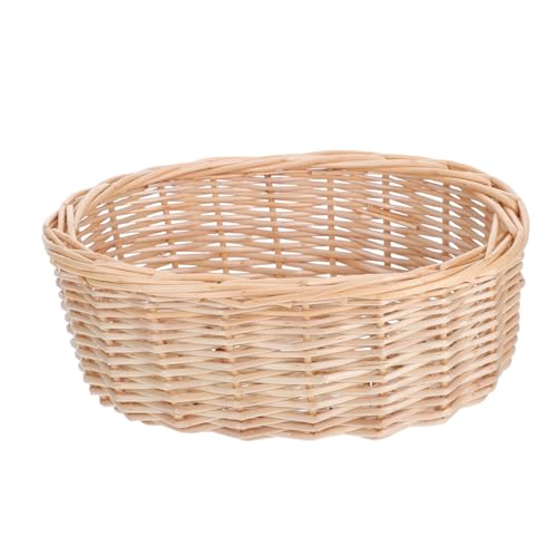 Rattan Brotkorb Weidenfutter Lager Obst Rack Snack Korb für Zuhause Aqiong von HLRTBCN