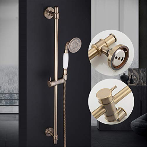 HLRTBCN Wanddusche Wasserhahn Wasserfall Badezimmer Wasserhahn Bronze Messing Badezimmer Mixer Bad Haken Duschsystem Set Set Set Aqiong von HLRTBCN