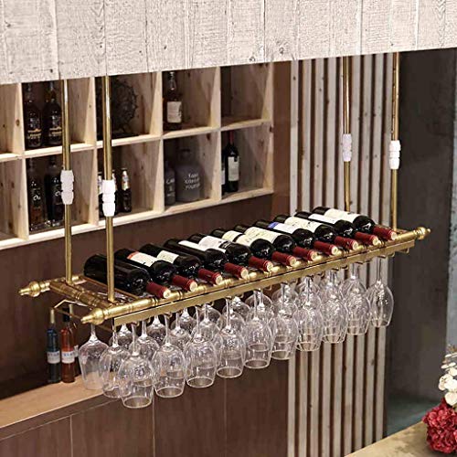 Weinregal Home Red Holder Restaurant S, Weinglas Regal verkehrt herum Home Bar Tischdekoration Goblet Rack Hängende Weinglasregal, 60 cm SafeFlyappy Aqiong Weinregal Home Red Holder Restaurant S, Weinglas Regal verkehrt herum Home Bar Tischdekoration Goblet Rack Hängende Weinglasregal, 60 cm SafeFlyappy Aqiong von HLRTBCN