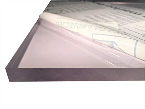 2-15mm Makrolon Lexan POLYCARBONAT Platte Scheibe millimetergenauer Zuschnitt kostenlos UV-Schutz (10mm, 200 x 200 mm) von HLS-Tactical