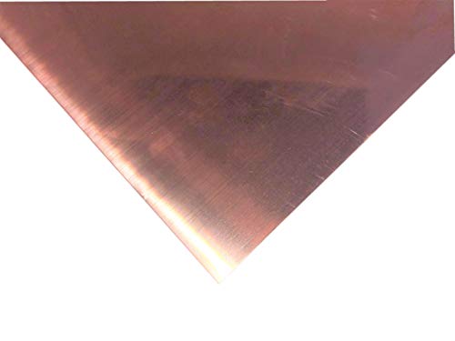 0,6mm Kupferblech Kupfer Blech Länge frei wählbar Zuschnitt kostenlos (1000x200mm) von HLS