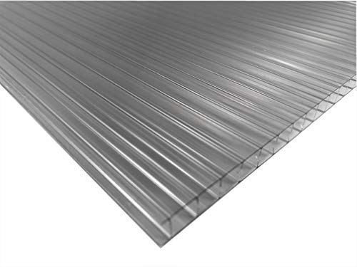 4-10mm Polycarbonat Stegplatte Dachplatte KLAR kostenloser Zuschnitt (10mm, 1000x500mm) von HLS