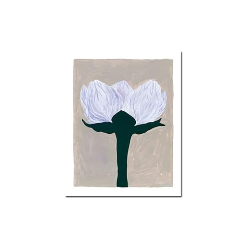 HLSHOE Nordic Poster und Drucke Fine Little Day Schwan Blume Bäume Frau Leinwand Malerei Wandkunst for Zuhause Bild Schlafzimmer Dekor Kunst (Color : C, Size : 40X50cm No Frame) von HLSHOE