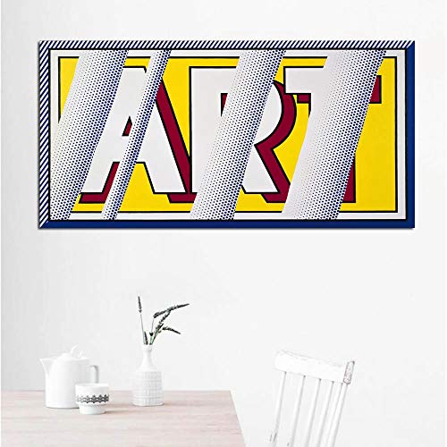 HLSHOE Roy Lichtenstein Abstract Poster Pop Art Canvas Malerei Wandkunst Bilder for Wohnzimmer Große Größe Kein Rahmen (Color : Roy Lichtenstein 3, Size : 50x100cm) von HLSHOE