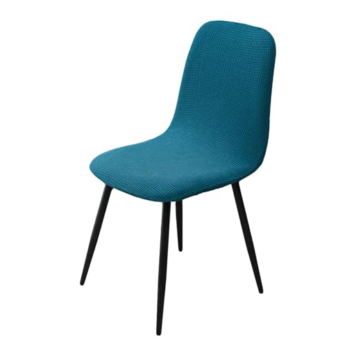 BezüGe FüR Stuhl Abwaschbar Stuhlhussen 2er/4er Set KüChe Hussen FüR StüHle Mit Hoher Lehne Bezug FüR StüHle Esszimmer üBerzug Stuhl Rund(#Blue,1er) von HLTQL