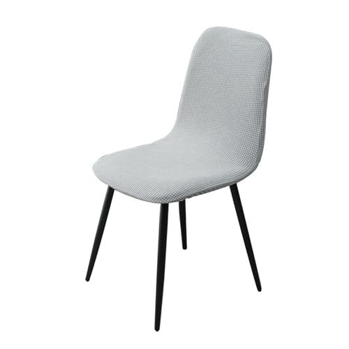 BezüGe FüR Stuhl Abwaschbar Stuhlhussen 2er/4er Set KüChe Hussen FüR StüHle Mit Hoher Lehne Bezug FüR StüHle Esszimmer üBerzug Stuhl Rund(#Grey,1er) von HLTQL