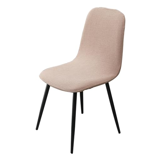 BezüGe FüR Stuhl Abwaschbar Stuhlhussen 2er/4er Set KüChe Hussen FüR StüHle Mit Hoher Lehne Bezug FüR StüHle Esszimmer üBerzug Stuhl Rund(#Khaki,1er) von HLTQL
