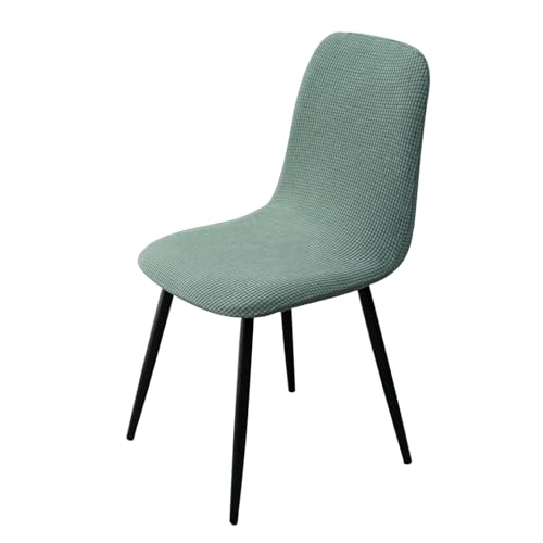 BezüGe FüR Stuhl Abwaschbar Stuhlhussen 2er/4er Set KüChe Hussen FüR StüHle Mit Hoher Lehne Bezug FüR StüHle Esszimmer üBerzug Stuhl Rund(#Light Green,1er) von HLTQL