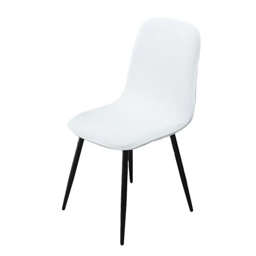 BezüGe FüR Stuhl Abwaschbar Stuhlhussen 2er/4er Set KüChe Hussen FüR StüHle Mit Hoher Lehne Bezug FüR StüHle Esszimmer üBerzug Stuhl Rund(#White,1er) von HLTQL