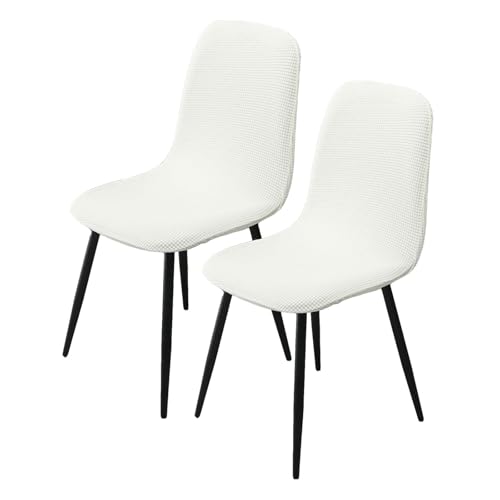 BezüGe FüR Stuhl Abwaschbar Stuhlhussen 2er/4er Set KüChe Hussen FüR StüHle Mit Hoher Lehne Bezug FüR StüHle Esszimmer üBerzug Stuhl Rund(#beige,2er) von HLTQL