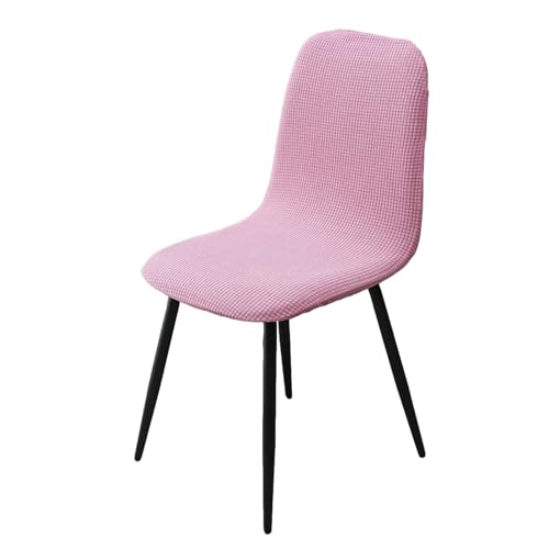 BezüGe FüR Stuhl Abwaschbar Stuhlhussen 2er/4er Set KüChe Hussen FüR StüHle Mit Hoher Lehne Bezug FüR StüHle Esszimmer üBerzug Stuhl Rund(#pink,1er) von HLTQL