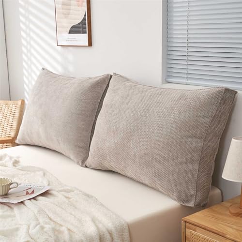 HLTQL Couchkissen Groß Riickenkissen StüTzkissen RüCken RüCkenkissen Bett Lesekissen FüR Bett Und Sofa RüCkenlehne Kissen Lesen(c2,80cm1pcs) von HLTQL