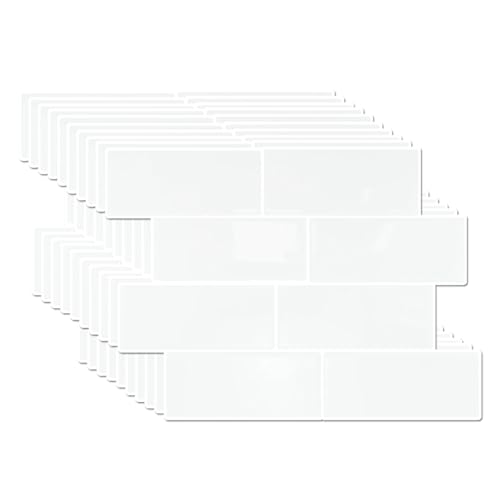 HLTQL Fliesen Selbstklebend Bad Wasserfest Klebefliesen KüChe Quadratisch Selbstklebende Fliesen KüChe Wand Peel and Stick Tiles Kitchen(#12,10 Pieces) von HLTQL
