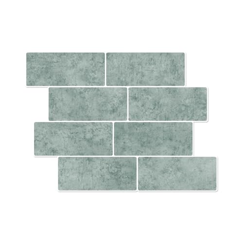 HLTQL Fliesen Selbstklebend Bad Wasserfest Klebefliesen KüChe Quadratisch Selbstklebende Fliesen KüChe Wand Peel and Stick Tiles Kitchen(#6,1 Piece) von HLTQL