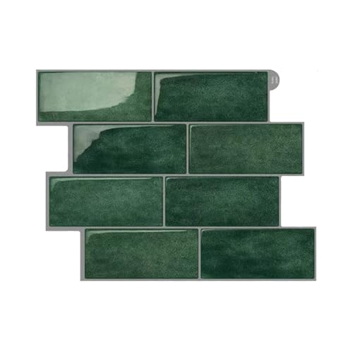 HLTQL Fliesen Selbstklebend Bad Wasserfest Klebefliesen KüChe Quadratisch Selbstklebende Fliesen KüChe Wand Peel and Stick Tiles Kitchen(#7,1 Piece) von HLTQL