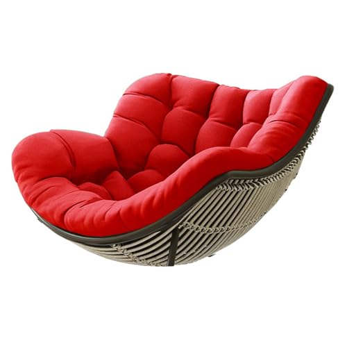 HLTQL Kissen FüR Rattan Korbsessel Polster FüR Korbsessel Halbrund Papasansessel Kissen Kissen FüR HäNgesessel Outdoor Garten Patio Rattan Schaukelstuhl Kissen(#3,120x100x10cm) von HLTQL