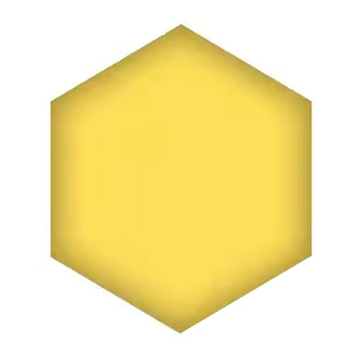 HLTQL Polsterpaneel Wand Hexagon、Wandpaneele Polster Selbstklebend、Wandpaneele Bett Gepolstert、Polster Kopfteil、Wohnzimmer Bett Lendekissen、Wandpolsterung(#Yellow,25x28cm) von HLTQL