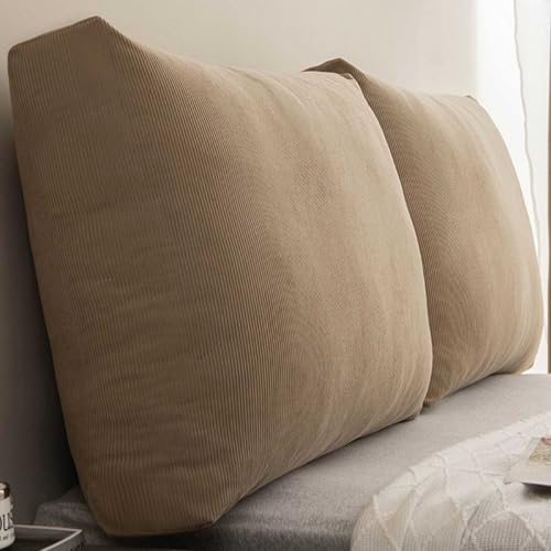 HLTQL RüCkenlehne Kissen Lesen Kissen RüIckenlehne Bett StüTzkissen RüCken Sofakissen Groß Mit Fiillung Und Bezug Lesekissen FüR Bett BuchstüTze(c4,75cm1pcs) von HLTQL