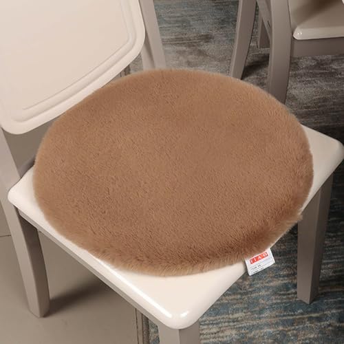 HLTQL Seat Cushion Dining Chair Stuhlkissen 40x40/45x45/50x50 Stuhlpolster Innen Sitzkissen Schaumstoff Bunt Sitzkissen FüR StüHle KüChe(Round3,35x35cm) von HLTQL