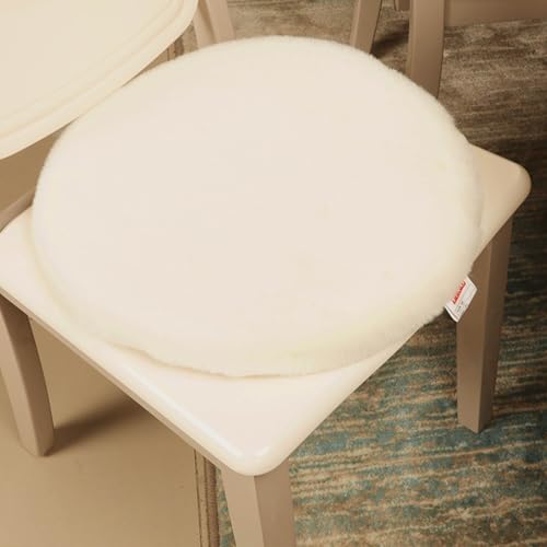 HLTQL Seat Cushion Dining Chair Stuhlkissen 40x40/45x45/50x50 Stuhlpolster Innen Sitzkissen Schaumstoff Bunt Sitzkissen FüR StüHle KüChe(Round7,35x35cm) von HLTQL