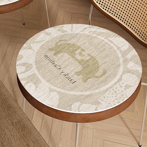HLTQL Sitzkissen Esszimmerstuhl Halbrund/Rund/Quadrat Sitzpolster Stuhl 40x40/45x45/50x50 Seat Cushion Dining Chair Stuhlpolster(a10,50x50cm) von HLTQL