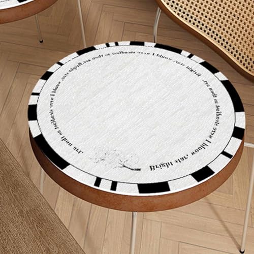 HLTQL Sitzkissen Esszimmerstuhl Halbrund/Rund/Quadrat Sitzpolster Stuhl 40x40/45x45/50x50 Seat Cushion Dining Chair Stuhlpolster(a3,45x45cm) von HLTQL
