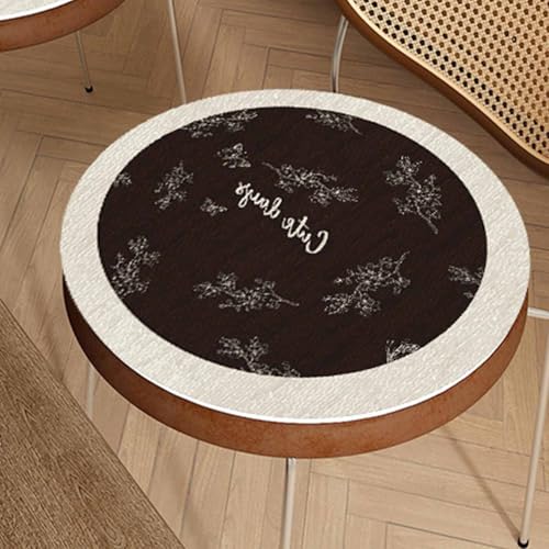 HLTQL Sitzkissen Esszimmerstuhl Halbrund/Rund/Quadrat Sitzpolster Stuhl 40x40/45x45/50x50 Seat Cushion Dining Chair Stuhlpolster(a6,45x45cm) von HLTQL