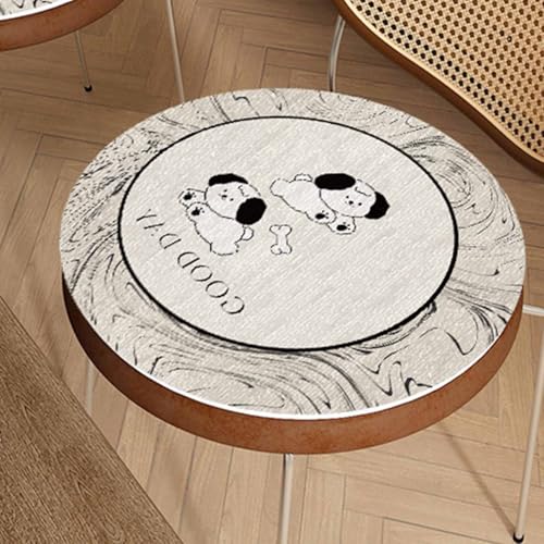 HLTQL Sitzkissen Esszimmerstuhl Halbrund/Rund/Quadrat Sitzpolster Stuhl 40x40/45x45/50x50 Seat Cushion Dining Chair Stuhlpolster(a9,40x40cm) von HLTQL