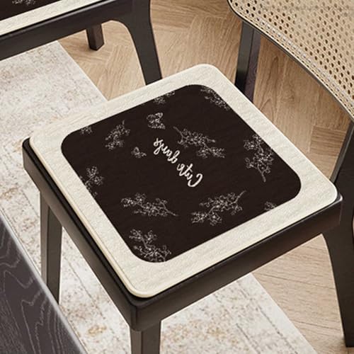 HLTQL Sitzkissen Esszimmerstuhl Halbrund/Rund/Quadrat Sitzpolster Stuhl 40x40/45x45/50x50 Seat Cushion Dining Chair Stuhlpolster(b1,50x50cm) von HLTQL