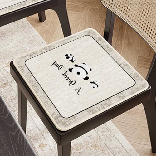 HLTQL Sitzkissen Esszimmerstuhl Halbrund/Rund/Quadrat Sitzpolster Stuhl 40x40/45x45/50x50 Seat Cushion Dining Chair Stuhlpolster(b3,40x40cm) von HLTQL