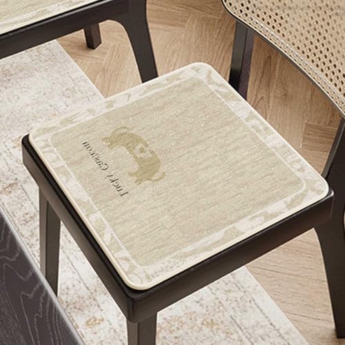 HLTQL Sitzkissen Esszimmerstuhl Halbrund/Rund/Quadrat Sitzpolster Stuhl 40x40/45x45/50x50 Seat Cushion Dining Chair Stuhlpolster(b5,50x50cm) von HLTQL