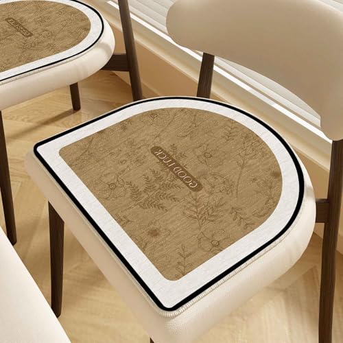 HLTQL Sitzkissen Esszimmerstuhl Halbrund/Rund/Quadrat Sitzpolster Stuhl 40x40/45x45/50x50 Seat Cushion Dining Chair Stuhlpolster(c1,40x40cm) von HLTQL