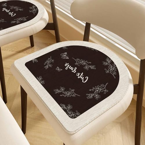 HLTQL Sitzkissen Esszimmerstuhl Halbrund/Rund/Quadrat Sitzpolster Stuhl 40x40/45x45/50x50 Seat Cushion Dining Chair Stuhlpolster(c2,45x45cm) von HLTQL