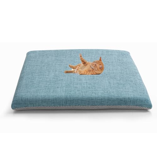 HLTQL Sitzkissen Esszimmerstuhl Waschbar Seat Cushion Memory Foam Sitzkissen Stuhl rutschfest Mit BäNdern Stuhlpolster Sitzauflagen(#3,40x40cm) von HLTQL