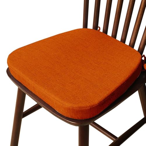 HLTQL Sitzkissen Schaumstoff Bunt、Stuhlkissen Waschbarer Abziehbarer Bezug、Sitzkissen FüR StüHle Esszimmer、Seat Cushion Office Chair(#4,43x40x35x3cm) von HLTQL