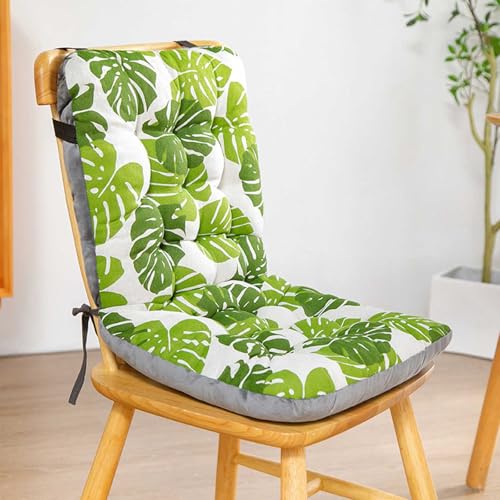 HLTQL Sitzpolster Stuhl Mit RüCkenlehne、Seat Cushion Office Chair、Sitzauflagen GartenmöBel Niedriglehner、Stuhlkissen Waschbar Bunt、Stuhlkissen Mit BäNdern(#8,35x45x57cm) von HLTQL