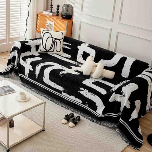 HLTQL Sofa Überwurfdecke XXL, Sofadecke rutschfest, Sofaüberwurf Decke Ecksofa L Form, Couch Überwurf Sofaüberwürfe U Form, Couchdecke Überwurf(#319,180x260cm) von HLTQL