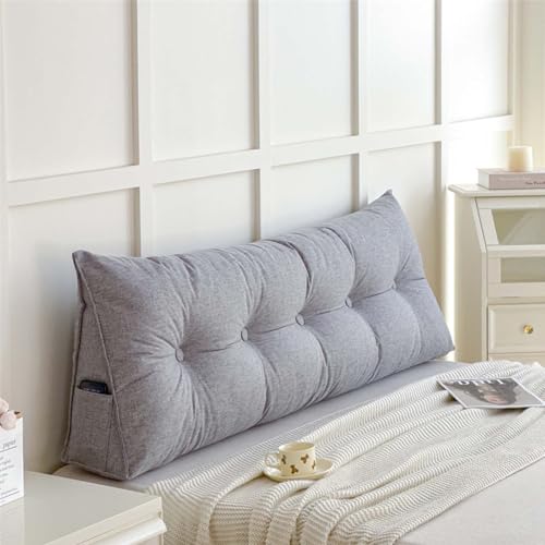 HLTQL StüTzkissen Zum Lesen Kissen RüIckenlehne Bett Lesekissen FüR Bett Und Sofa RüCkenlehne Kissen Lesen Bett RüCkenlehne Wand(a3,100cm) von HLTQL